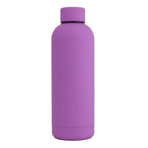 17oz Rubber Vacuum Insulated Stainless Steel Water Bottle